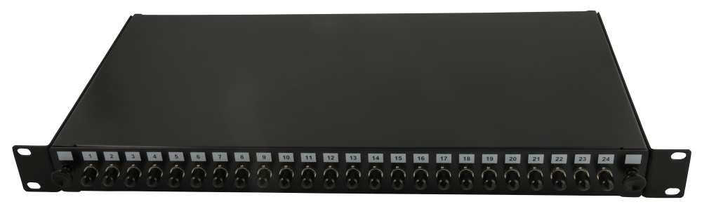 1U panel with 24 ST