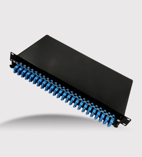 1U panel with 24 SC duplex