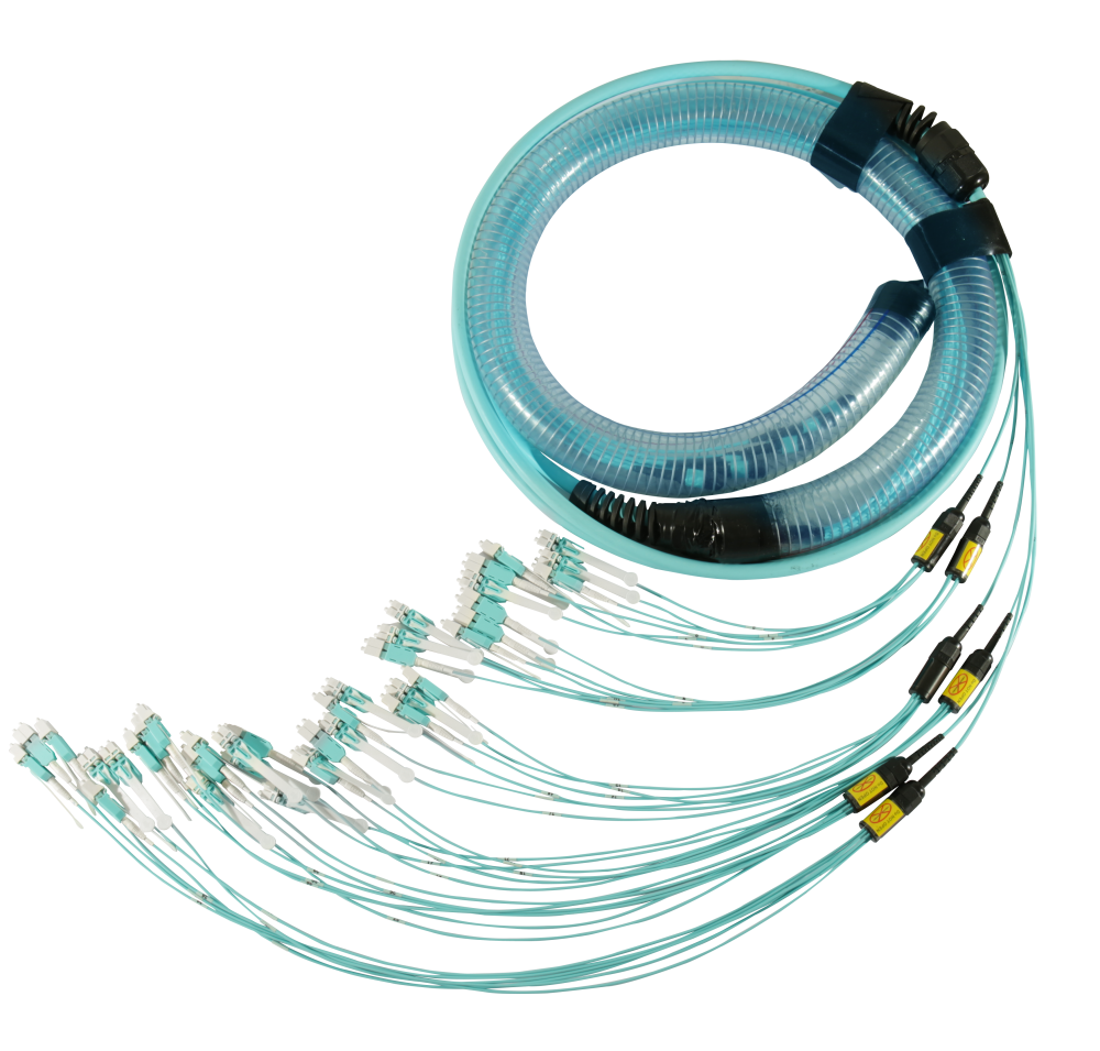 72 fiber MTP-LC HD duplex