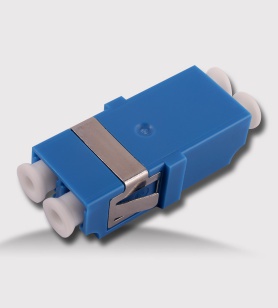 LC duplex flangeless blue