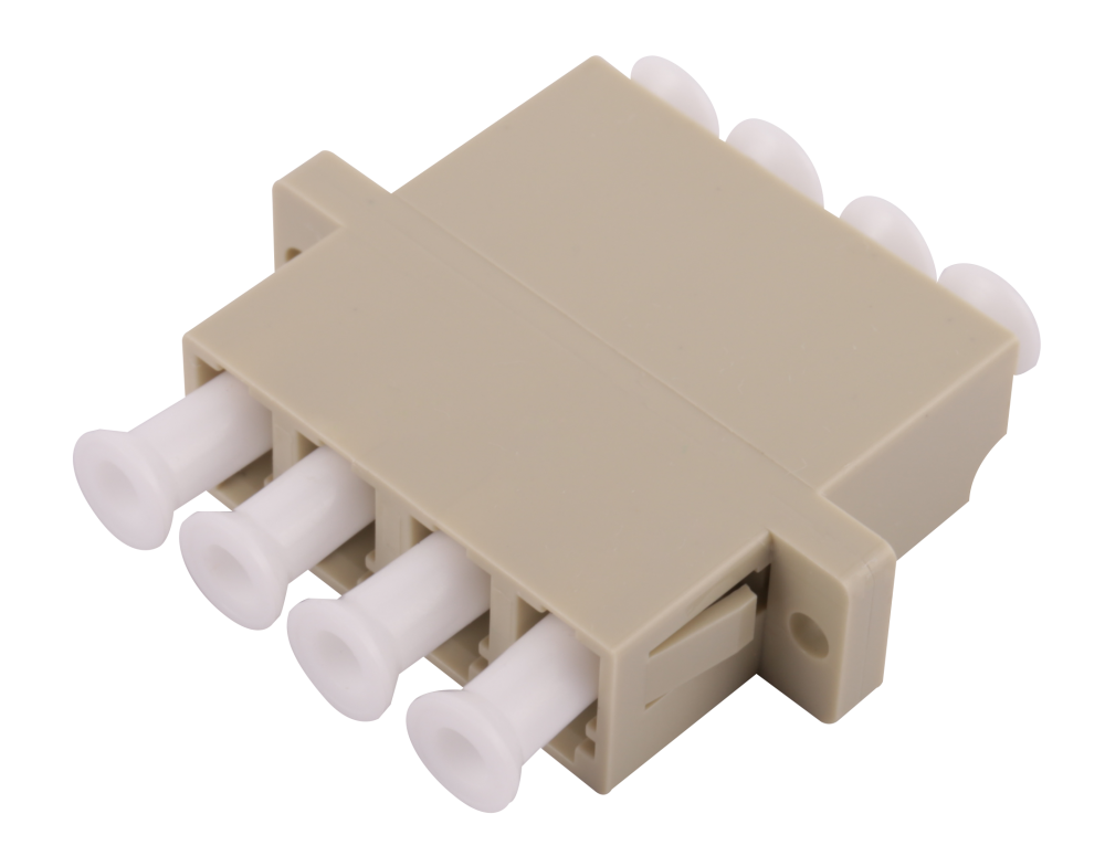 LC quad adaptor beige