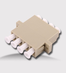LC quad adaptor beige