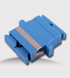 SC duplex adaptor blue