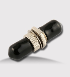 ST simplex adaptor black