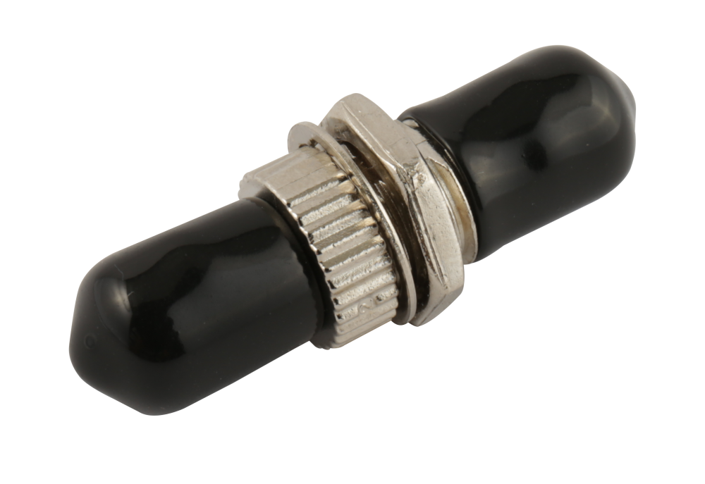 ST simplex adaptor black
