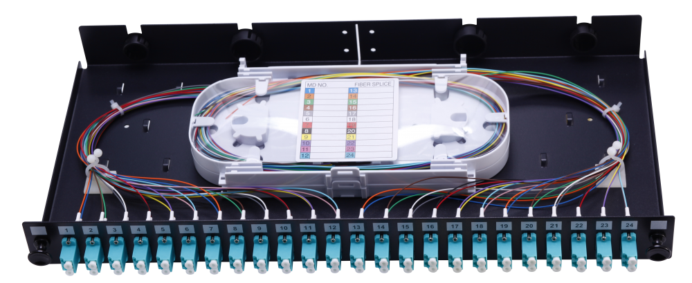 1U 48 fiber splice panel