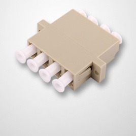 LC quad adaptor beige