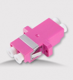 LC duplex adaptor violet