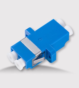 LC duplex adaptor blue
