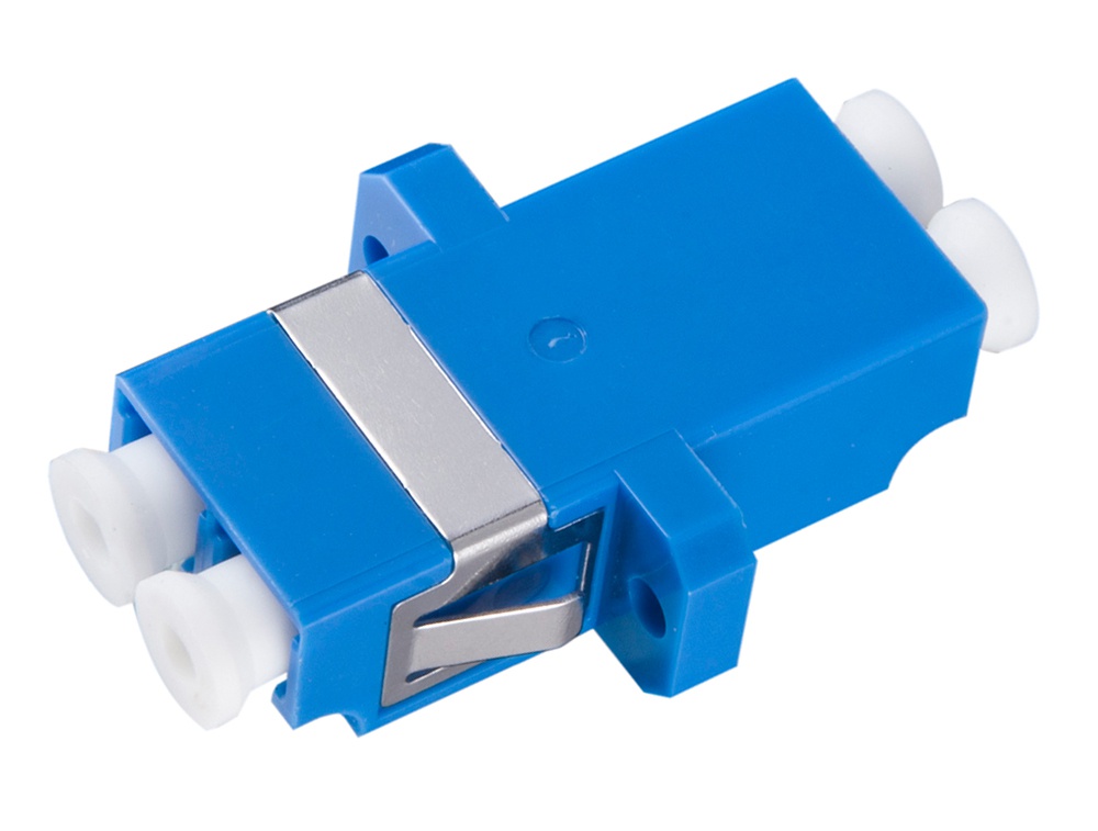LC duplex adaptor blue