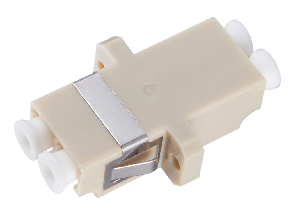 LC duplex adaptor beige
