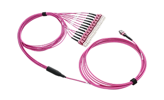 24 Fiber MTP-12LC Duplex Uniboot patchcord