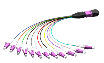 MTP-12LC Simplex 900um fanout jumper