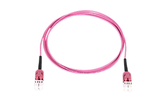 LC Round Duplex with Uniboot connector