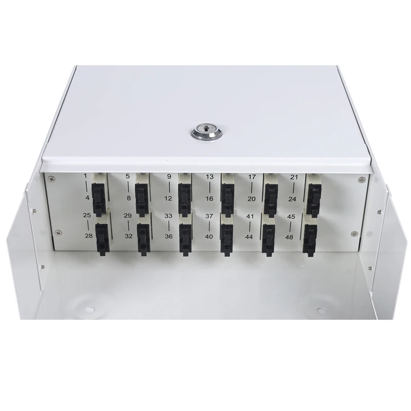 Two door lockable box