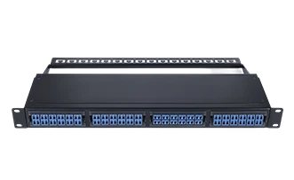 1U 96 fiber panel with 4 modules