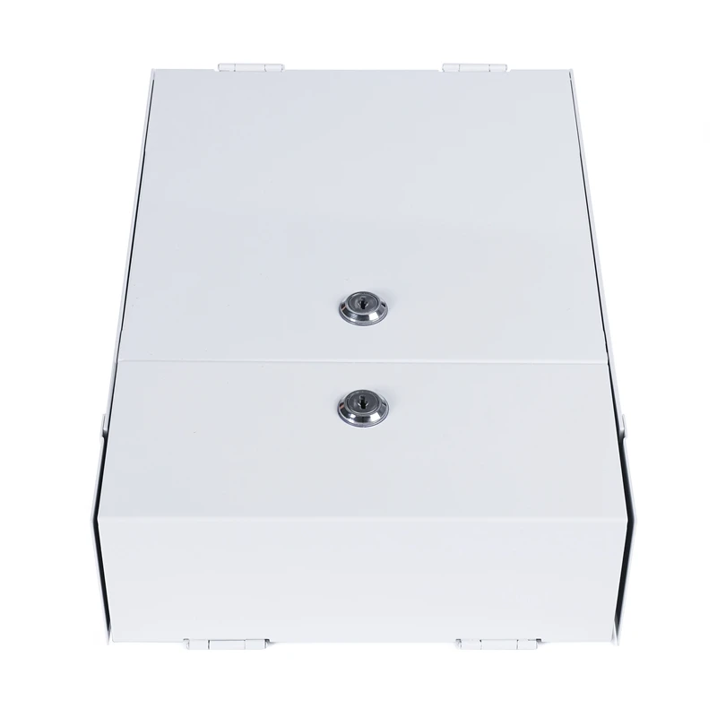 Two door lockable box