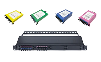1U Panel with Different MTP Modules